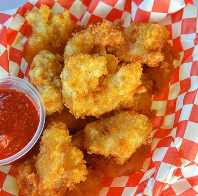 Fried Bayou Shrimp.